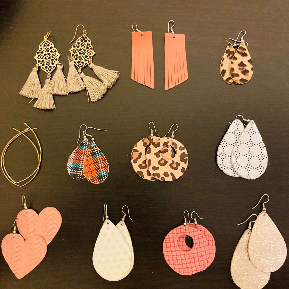 Lot of 11 Earrings